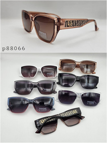 عینک آفتابی زنانه پلاریزه کائوچو دیور Dior مدل 88066