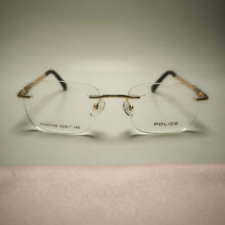عینک طبی بدون قاب مردانه police کد 202306