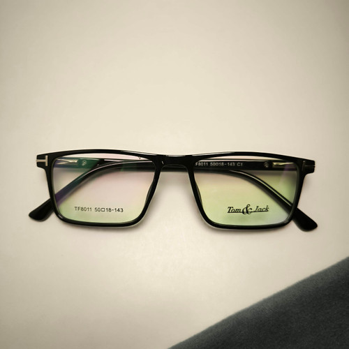 عینک طبی کائوچو مردانه TOM JACK کد 8011