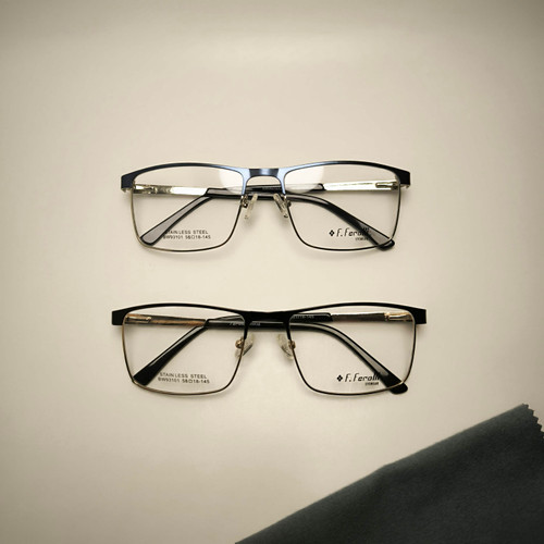 عینک طبی مردانه فلزی برند F.FEROLLI کد 93101