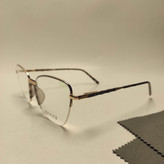عینک طبی زنانه فلزی پد یک تیکه برند GUCCI کد 8823