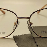 عینک طبی زنانه فلزی پد یک تیکه برند TIFFANY کد 8350