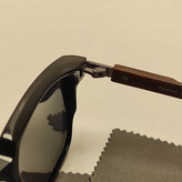 تصویر عینک آفتابی دسته چوب CARTIER کد 2511