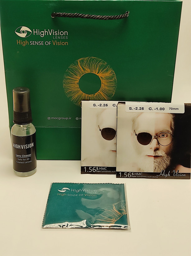 عدسی فتوکرومیک ترانزیشن 1.56 هایویژن High Vision - عدسی - فرزاد اپتیکال