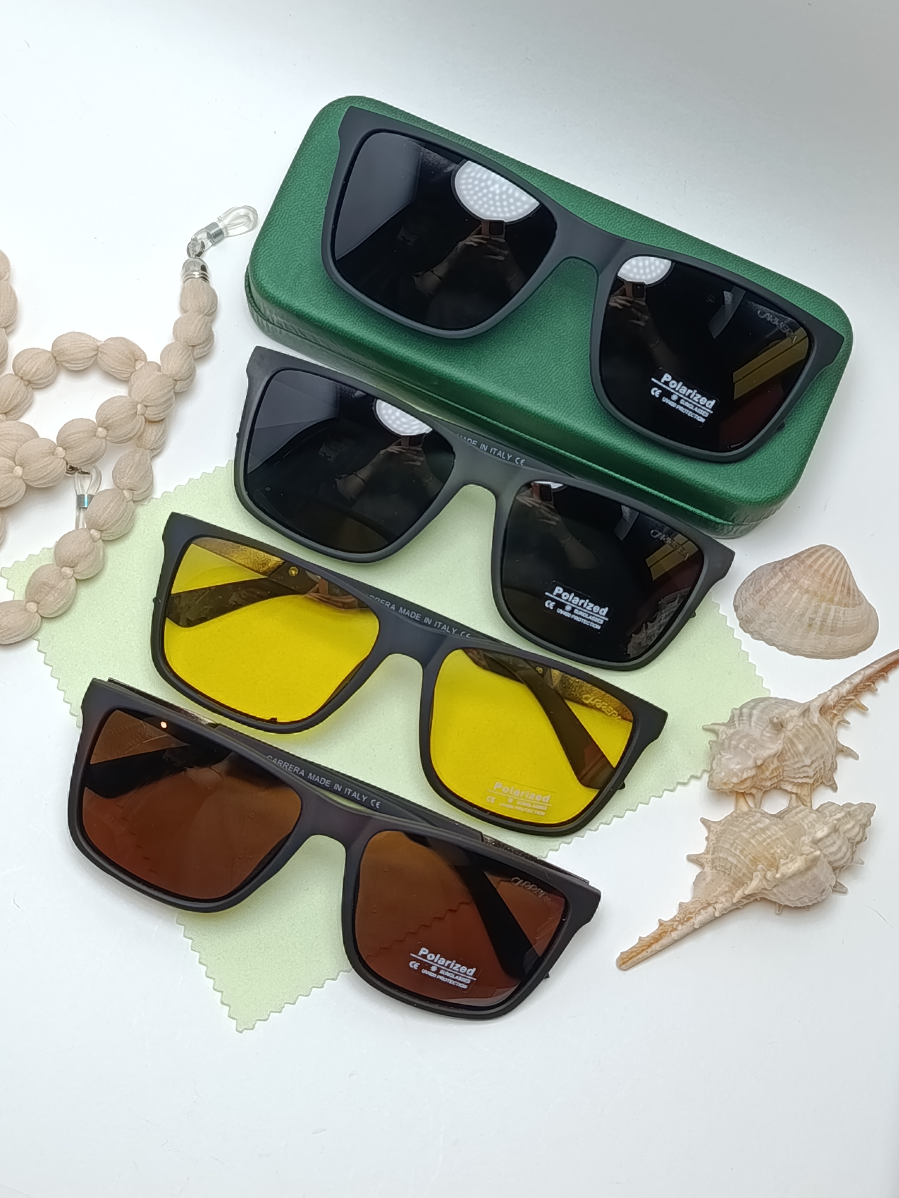 عینک آفتابی پلاریزه مردانه کررا CARRERA 225-28
