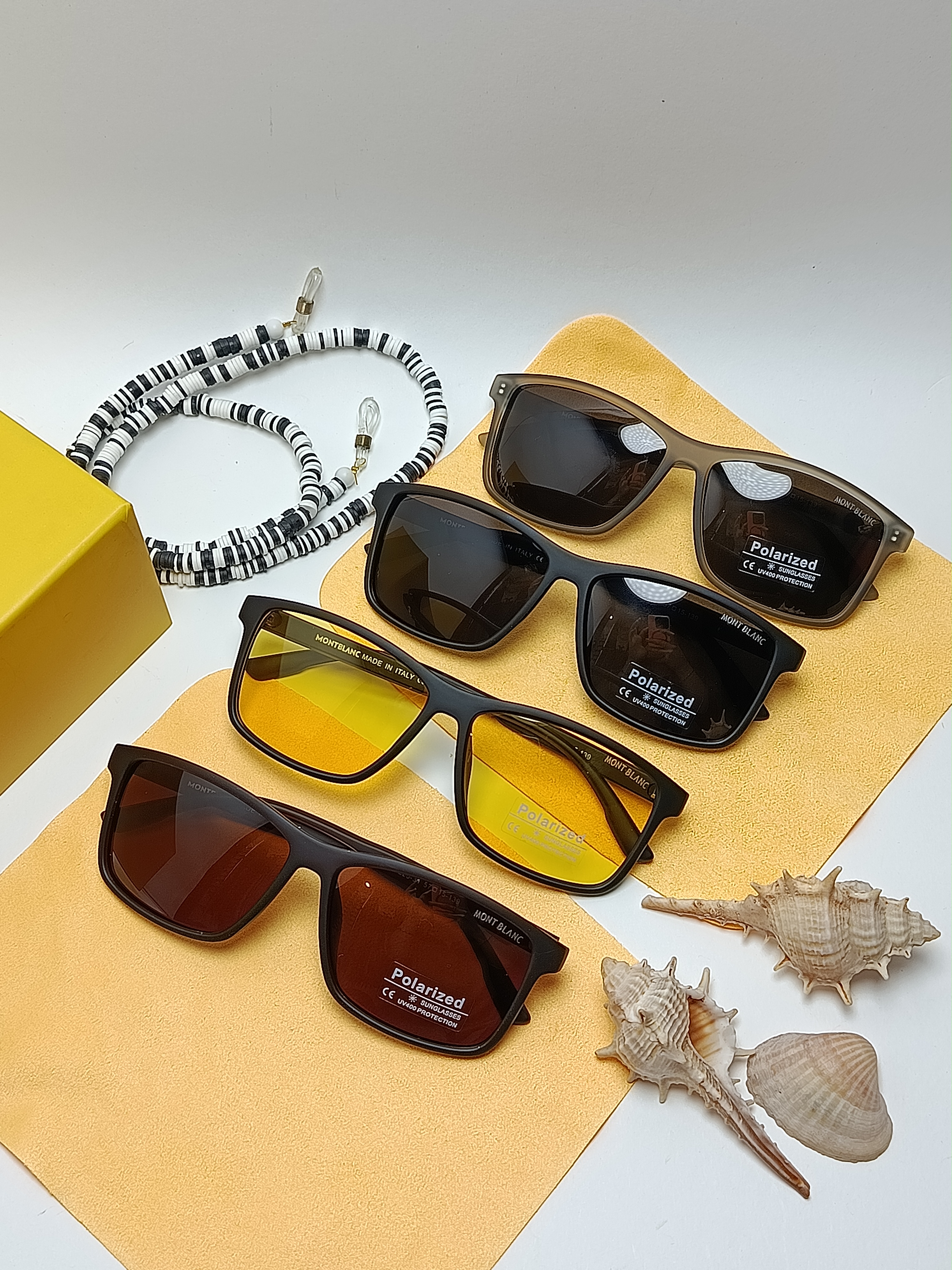 عینک آفتابی پلاریزه مردانه مونت بلاون montblanc مدل31_225