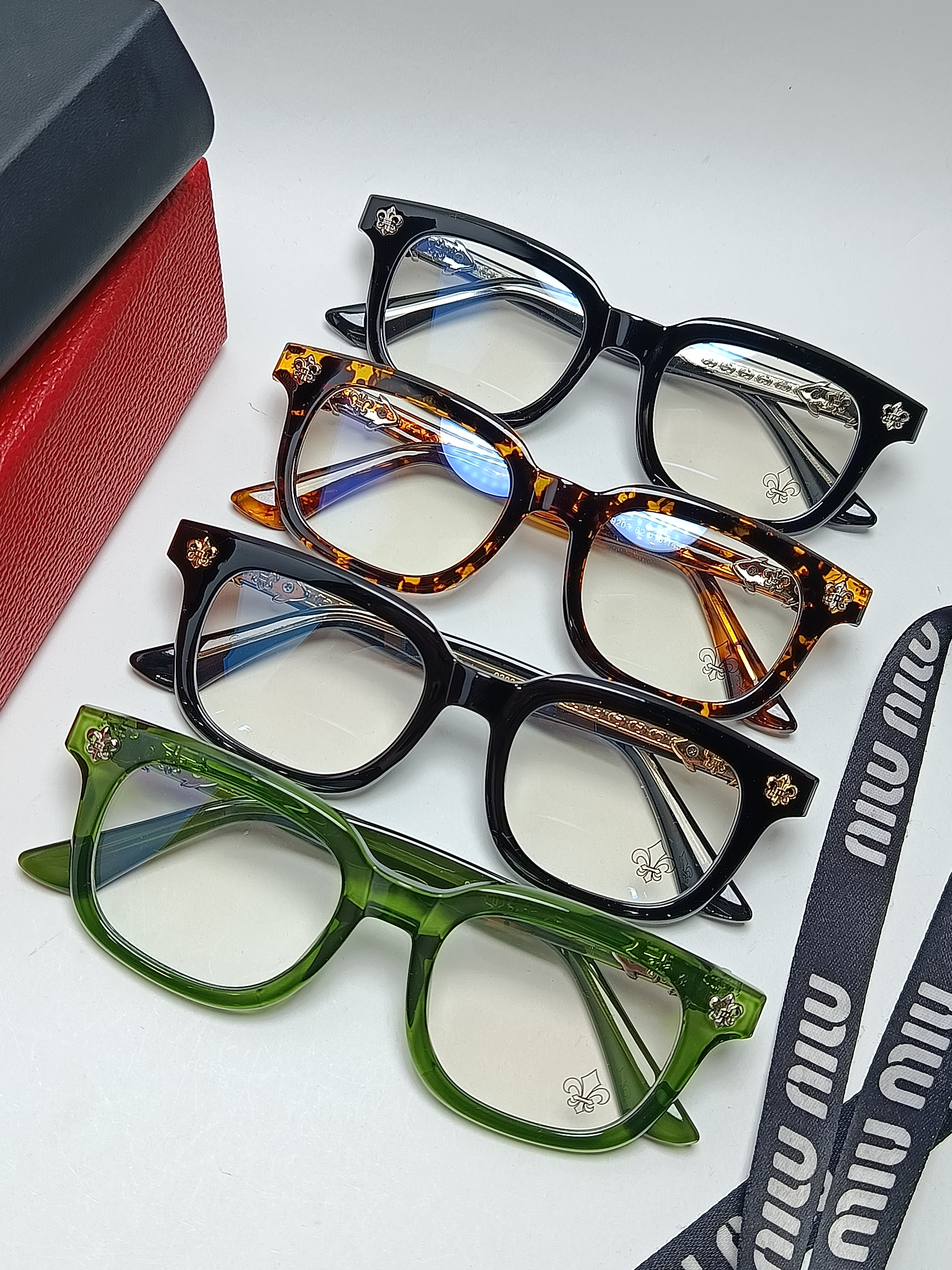 عینک طبی بلوکات کروم هارتزChrome Hearts مدل9203