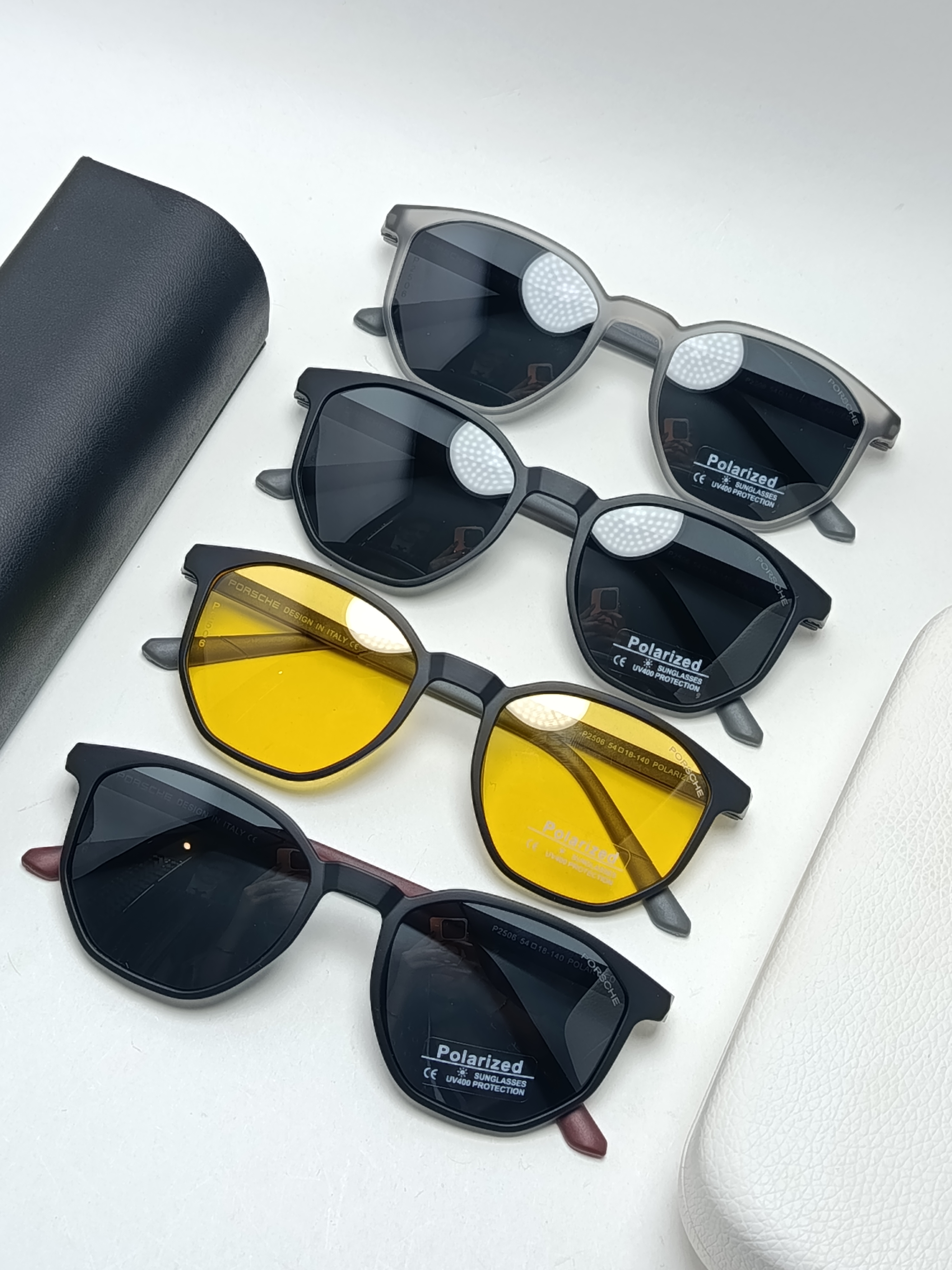 عینک آفتابی پلاریزه  کائوچو Porsche design مدل 2506