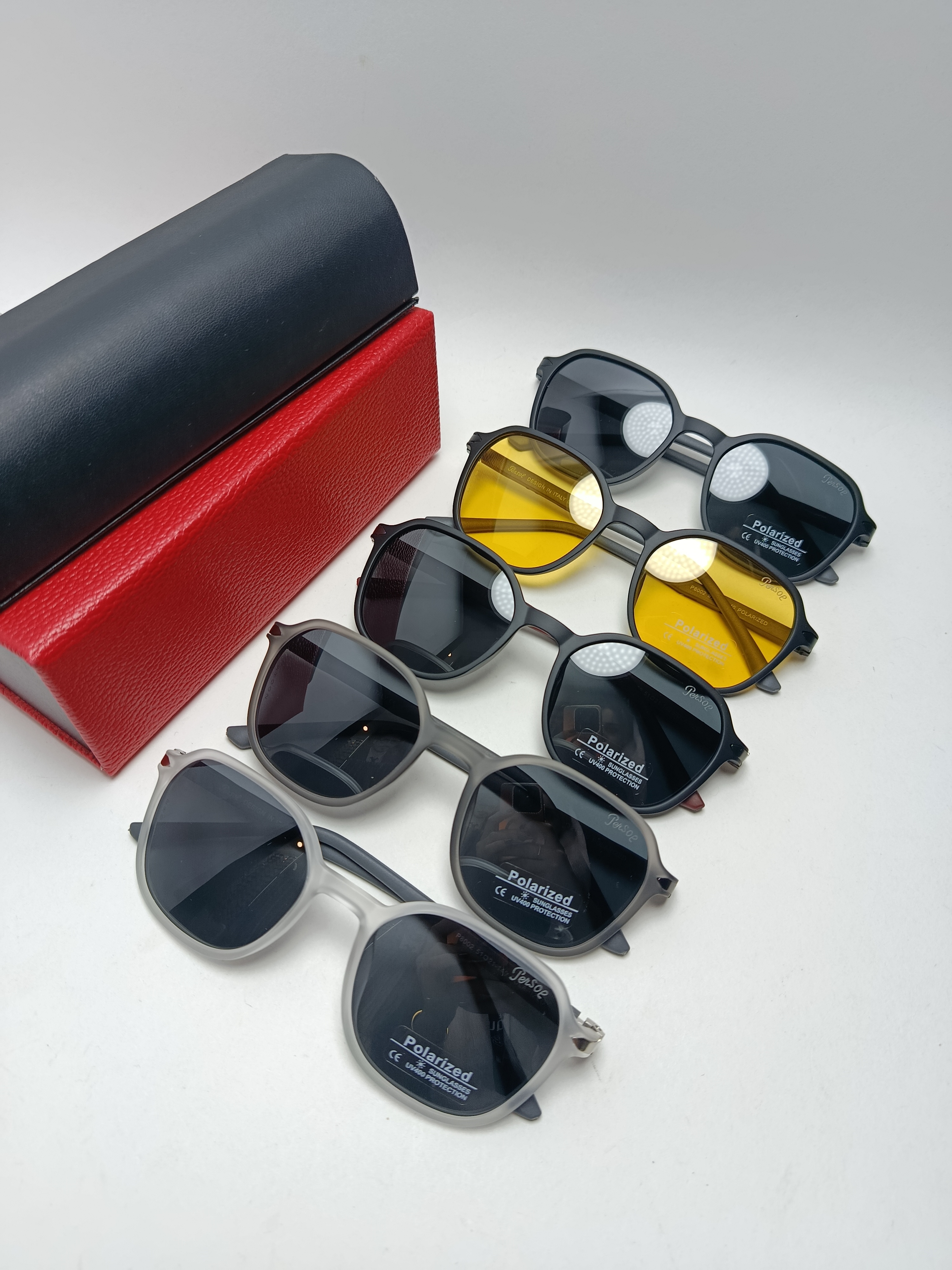 عینک آفتابی کائوچو پلاریزه persol مدل 8002